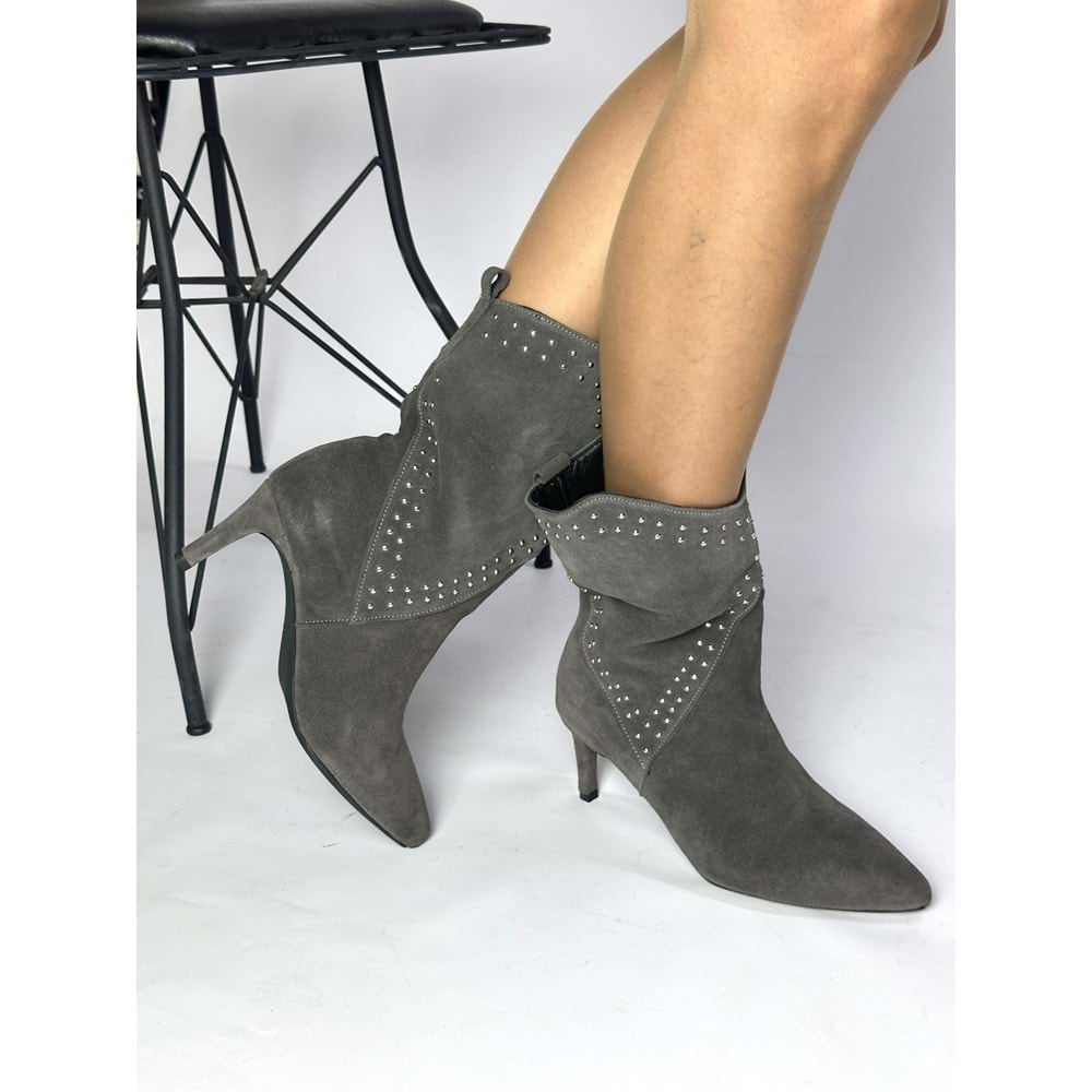 21-5510 - GRİ SÜET - 40 - 21-5510-GRİ SÜET-40