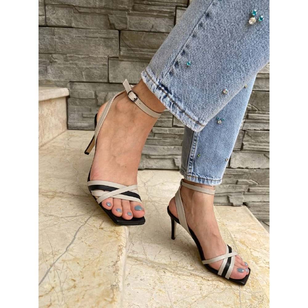 27-7261-SİYAH 39 Klasik Topuklu Ayakkabı