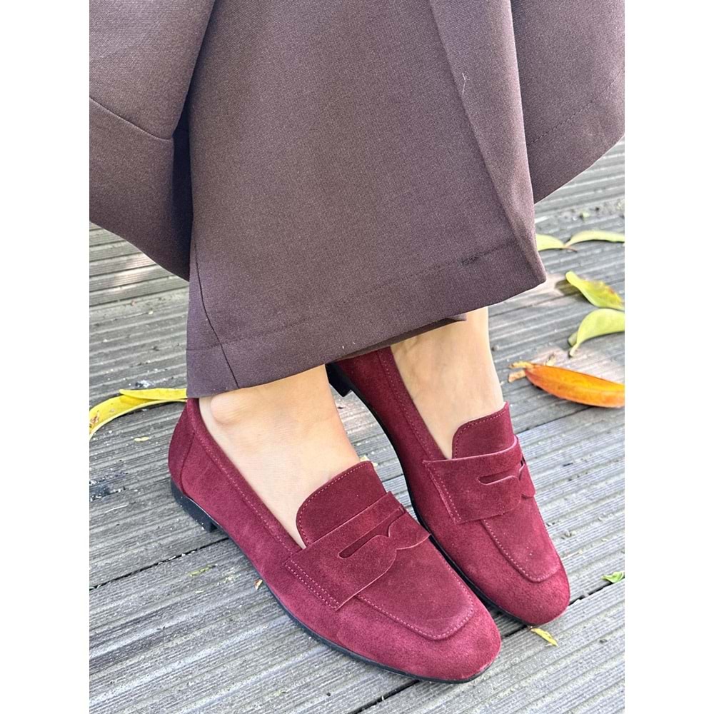 28-2487 - BORDO SÜET - 40 - 28-2487-BORDO SÜET-40