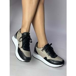 22-1706 - SİYAH/VİZON - 40 - 22-1706-SİYAH/VİZON-40