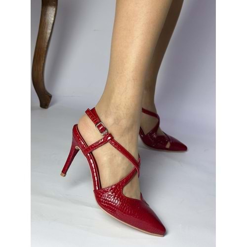 21-9520 - KIRMIZI KROKO - 40 - 21-9520-KIRMIZI KROKO-40