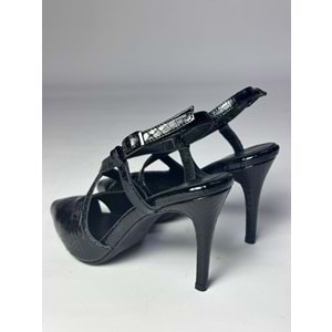 21-9520 - SİYAH KROKO - 36 - 21-9520-SİYAH KROKO-36