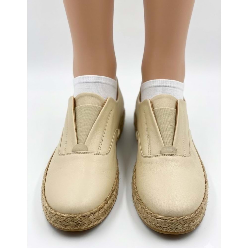 Bej Espadril Spor Ayakkabı