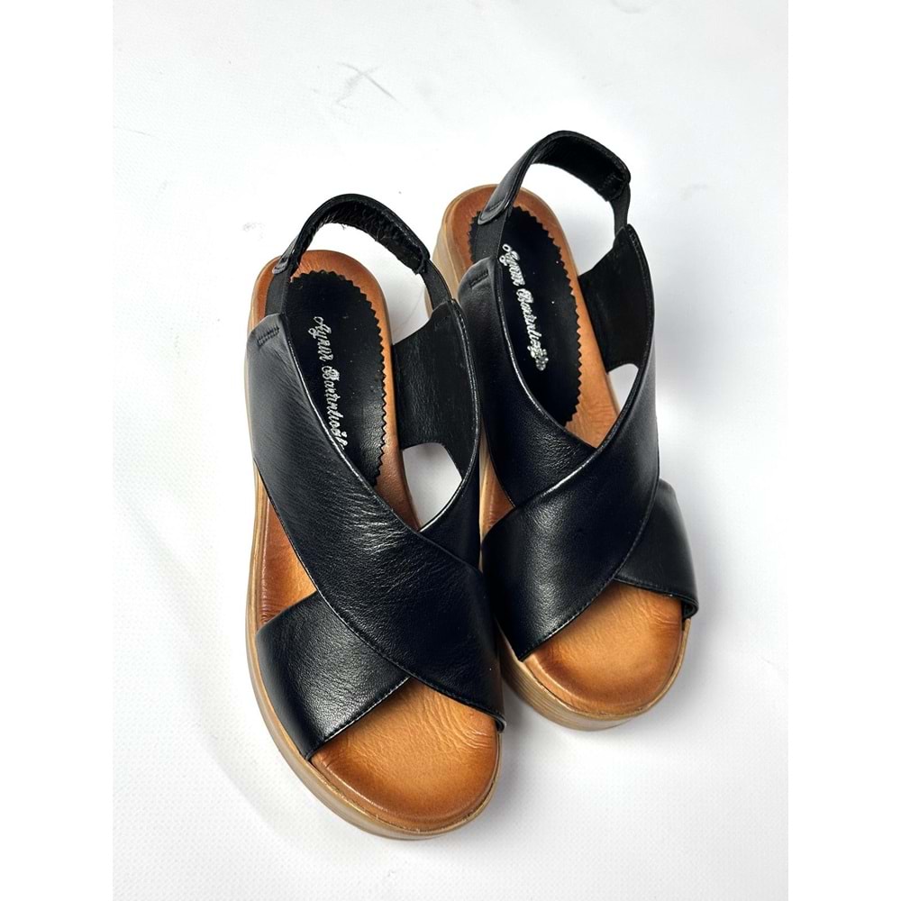 27-9010-SİYAH 36 Sandalet