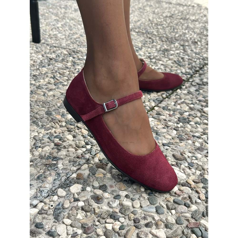 28-2480 - BORDO SÜET - 40 - 28-2480-BORDO SÜET-40