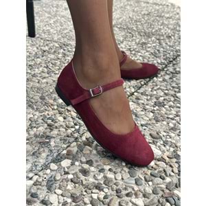 28-2480 - BORDO SÜET - 40 - 28-2480-BORDO SÜET-40